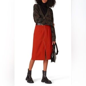 Sanctuary Lets Hang Camouflage V-Neck Button-Up Sweater Cardiagan